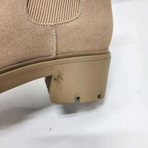 Tan Chunky Heel Chelsea Boots By Mataetti Size 9 For Women - Picture 5 of 15